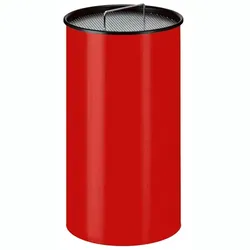 Standascher Sand-Aschenbecher Rot 50 L mit Sieb und Metallinneneimer