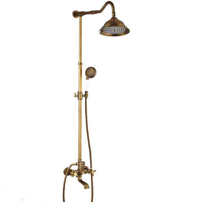 LAUFERI MASSALIA goldene Wand-Brausebatterie