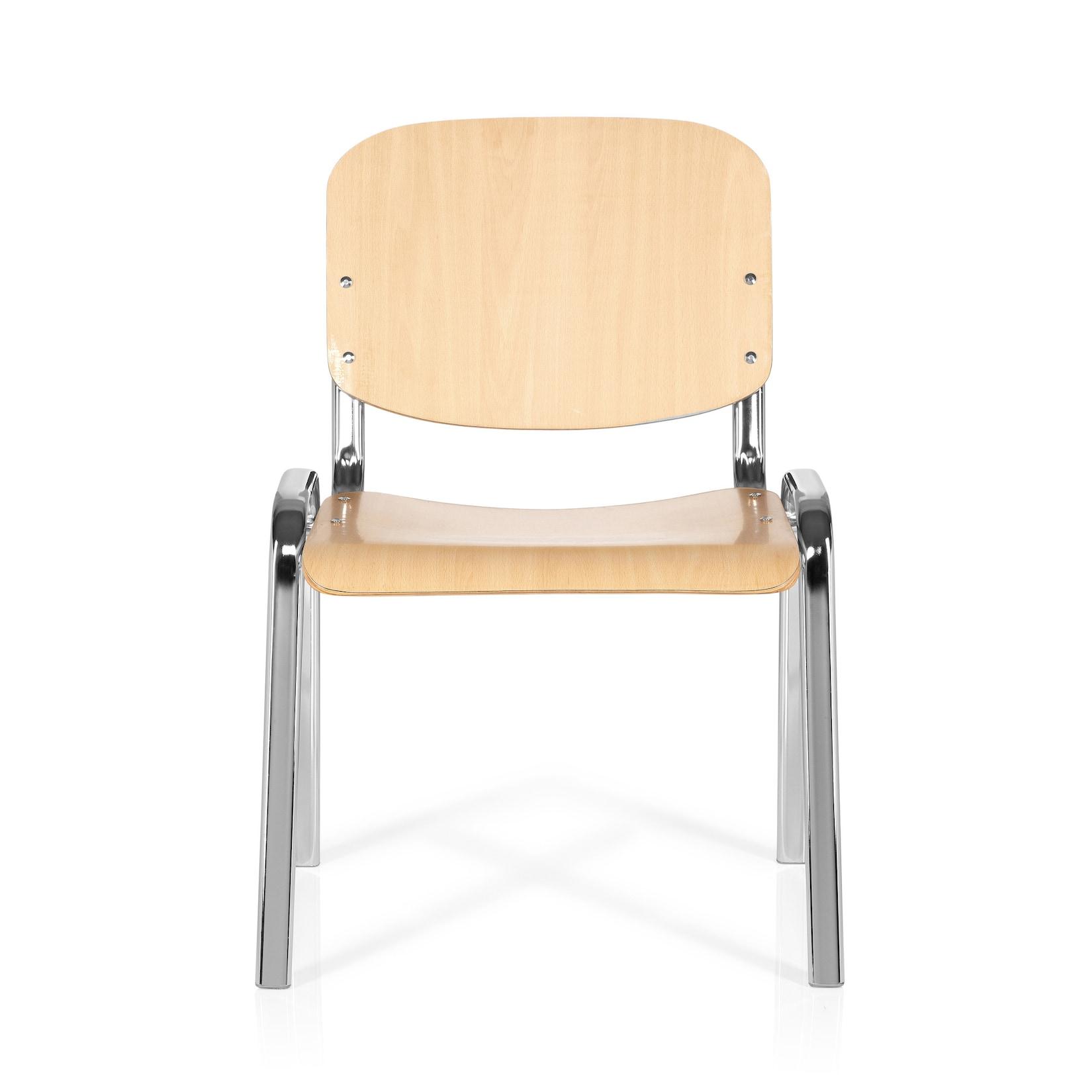 hjh OFFICE Vierfußstuhl XT 600 C H Holz