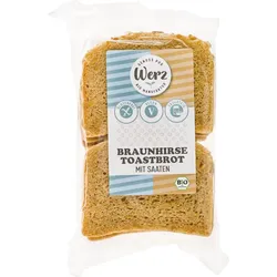 Braunhirse Toastbrot geschnitten glutenfrei 250g