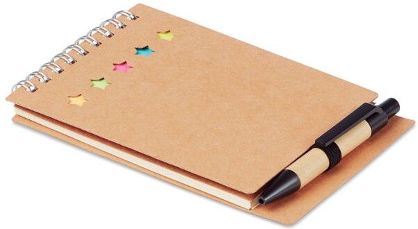 Carnet personnalisé avec stylo et feuillets MULTIBOOK beige