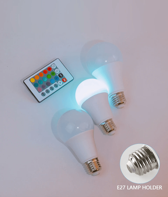 Inspire Essentials LumiGlow RGB LED Light Bulb With Remote Control 15w