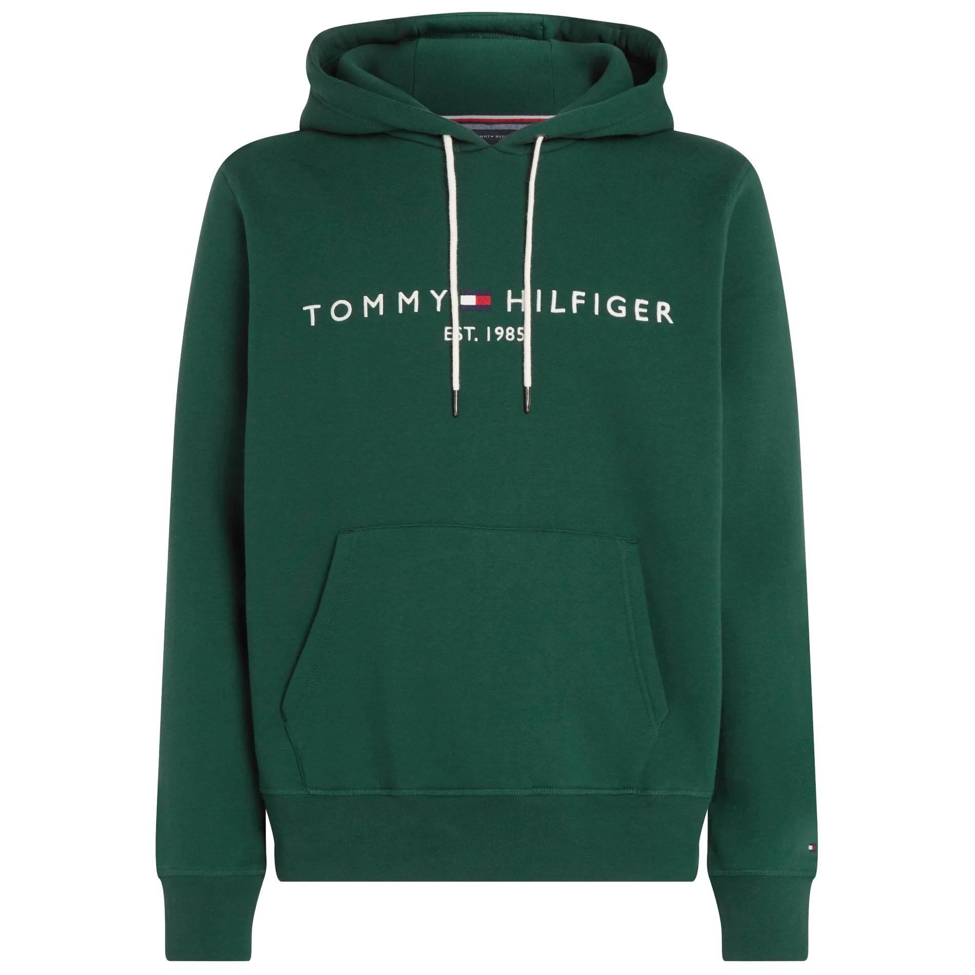 Tommy Hilfiger Hoodies Logo Hoodie Groen