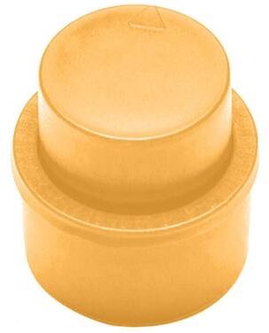 Inspire Daily Merch Reusable Bottle Pump Cover, Inflatable Airtight Soda Cap, Frizzy Drink Sealer orange