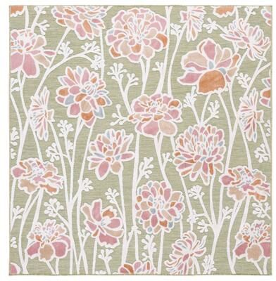 SAFAVIEH Cabana Masoomeh Indoor/ Outdoor Floral Rug