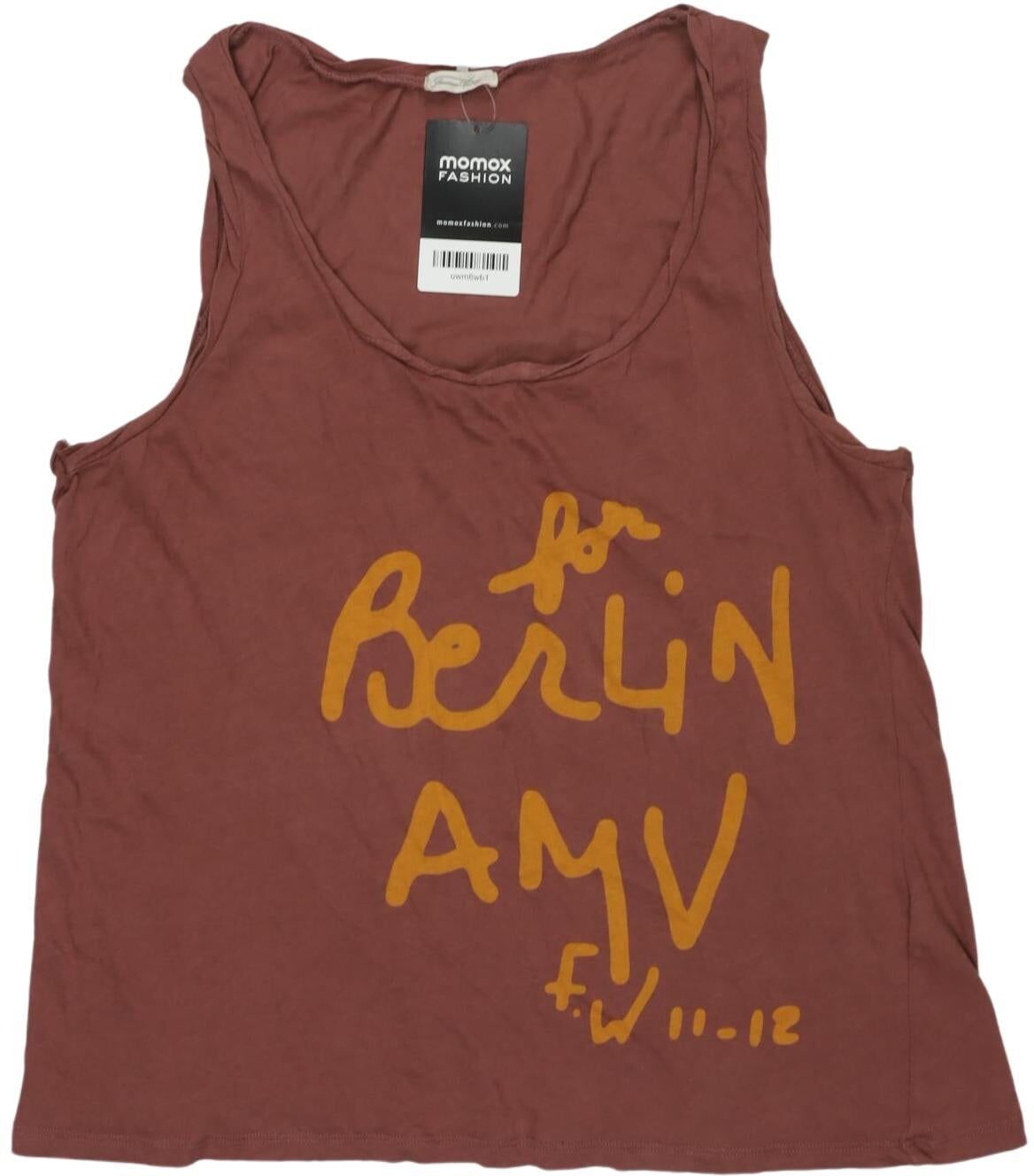 American Vintage Damen Top, Braun, Gr. S, Baumwolle - Second Hand