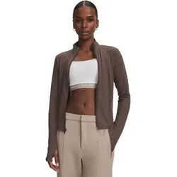 UNDER ARMOUR Damen Funktionsjacke MERIDIAN FULL ZIP, Größe XS in Braun Braun