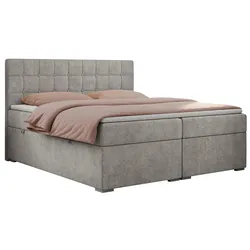 BOXBETT CARMEN 140/200 Hellgrau Struktur - H3