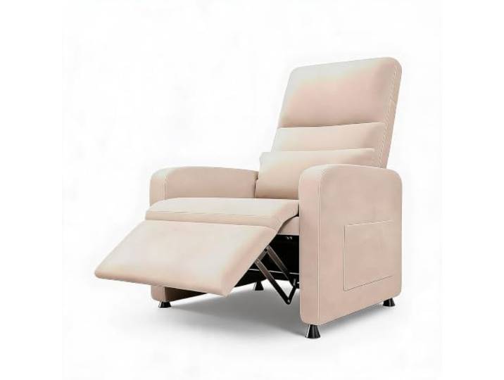GarveeMore Elektrischer Relaxsessel/TV-Sessel Mit Massage & Wärme verstellbare Rückenlehne & Liegefunktion - Fußstütze, Lendenstütze, USB-Ladeanschluss, Seitentaschen