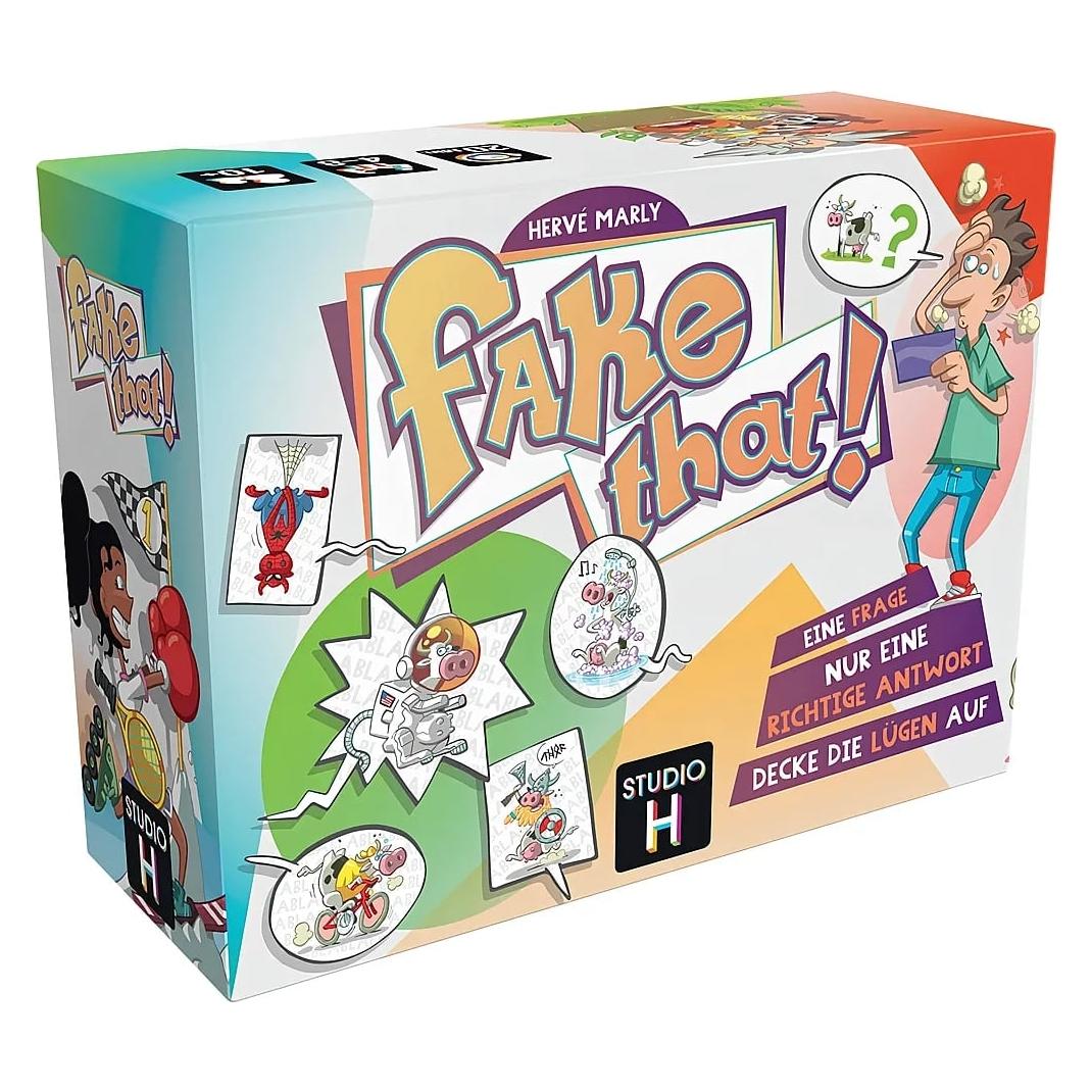 Asmodée BLAD0010 - Fake That!, Quizspiel, für 4-8 Spieler, ab 10 Jahren (DE-Ausgabe) (Deutsch, 4 - 8 Spieler) (4015566603936)