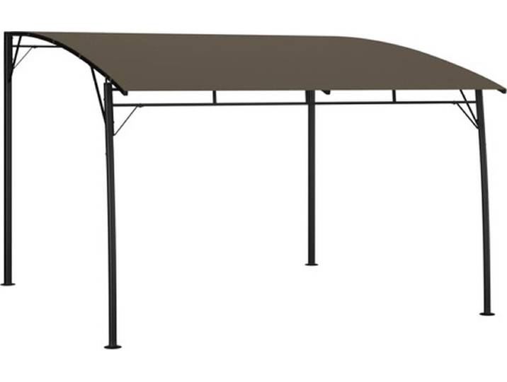 vidaXL - Zonneluifel - 3x3x2\,55 - m - taupe