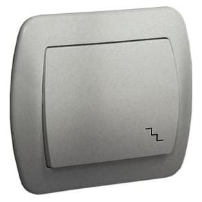 Kontakt Kontakt-Simon Łącznik schodowy Simon Akord podwójny aluminium metalizowane (AW626) (35703223)