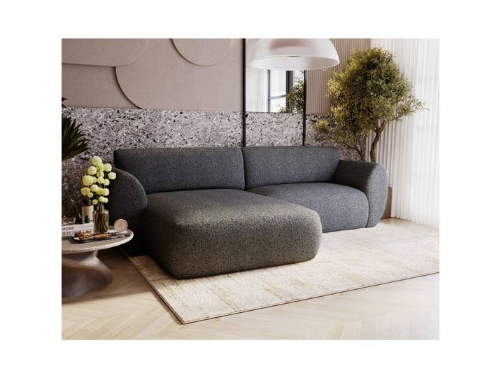 Livetastic Ecksofa Solis, Grau, Kunststoff, 3-Sitzer, L-Form, 288x170 cm, Stoffauswahl, Wohnzimmer, Sofas & Couches, Wohnlandschaften, Ecksofas