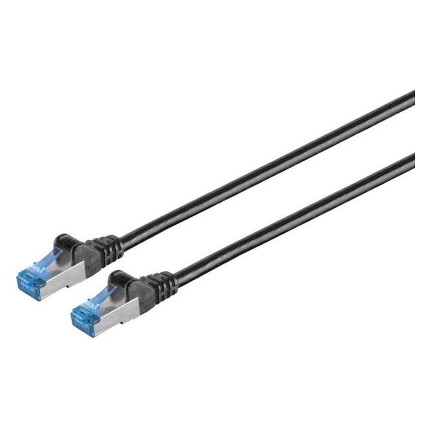 Shiverpeaks S/CONN maximum connectivity Netzwerkkabel-Patchkabel, cat 6A, S/FTP, PIMF, schwarz, 0,5m (S/FTP, CAT6a, 0.50 m) (75711-0.5S)