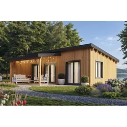 Wolff Finnhaus Gartenhaus Ferienhaus Verwall 41 - 68/88 mm Verwall 41 - 68 mm