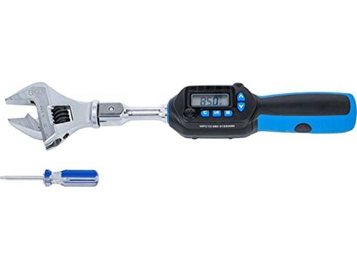 BGS 72097 Digitaler Drehmoment-Rollgabelschlüssel 4,2-85 Nm Schlüsselweite 5 - 30 mm Außenvierkant 9 x 12 mm Peak hold/Track Speicher für 50 Messwerte