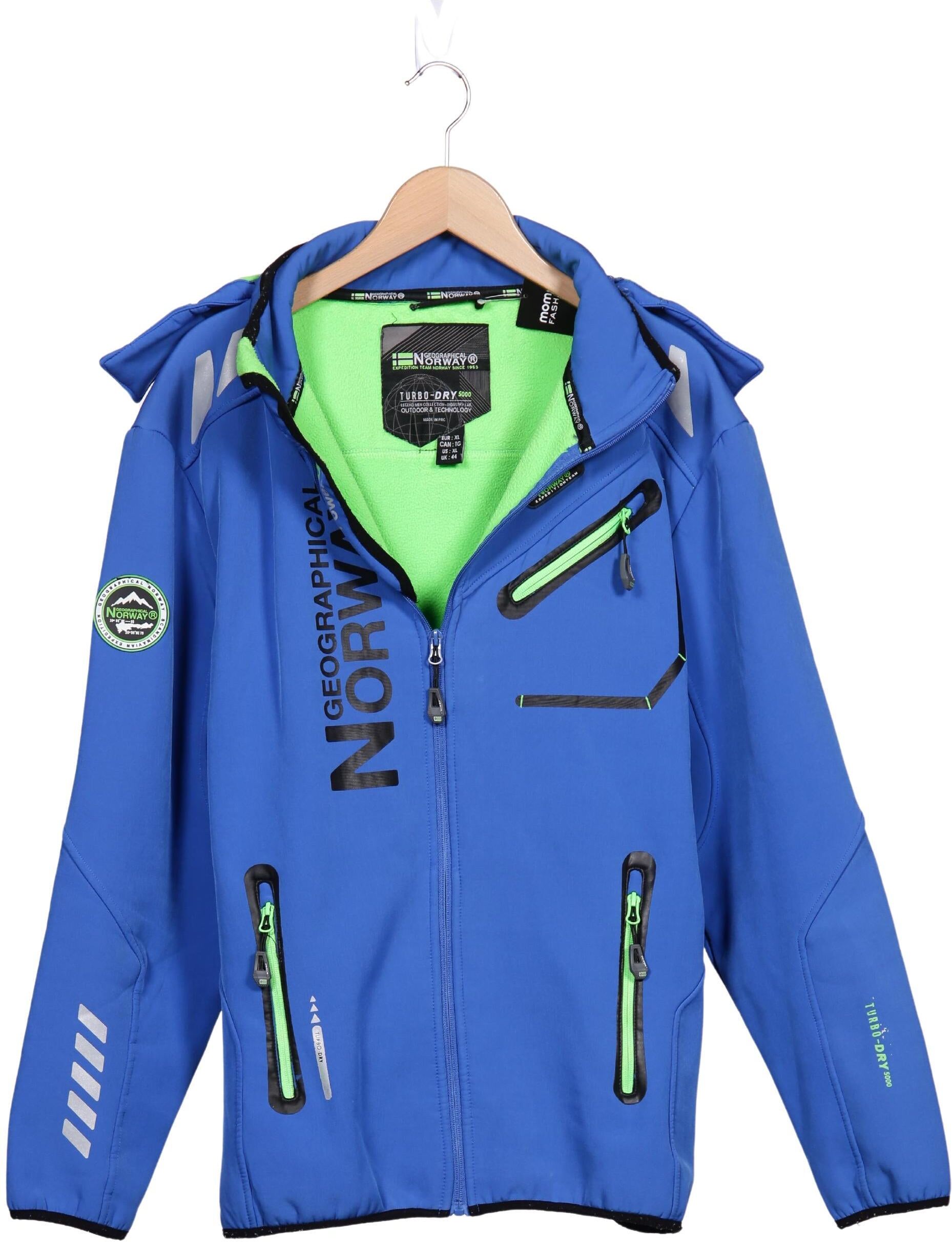 Geographical Norway Herren Jacke, Neon, Gr. XL, Synthetik / Elasthan - Second Hand