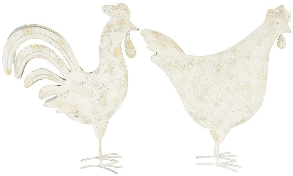 Osterfigur "CHALET Hulda 1 Stück, assortiert", weiss (weiß), Metall, Dekofiguren, Osterfigur weiß Einheitsgröße