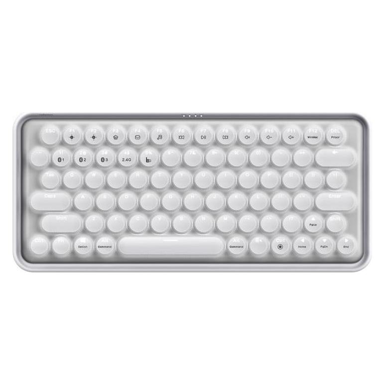 Rapoo Ralemo Pre 5 weiss / kabellose Multi-Mode-Tastatur / BT 2,4 GHz / integrierter Akku (DE, Kabellos) (6940056114464)