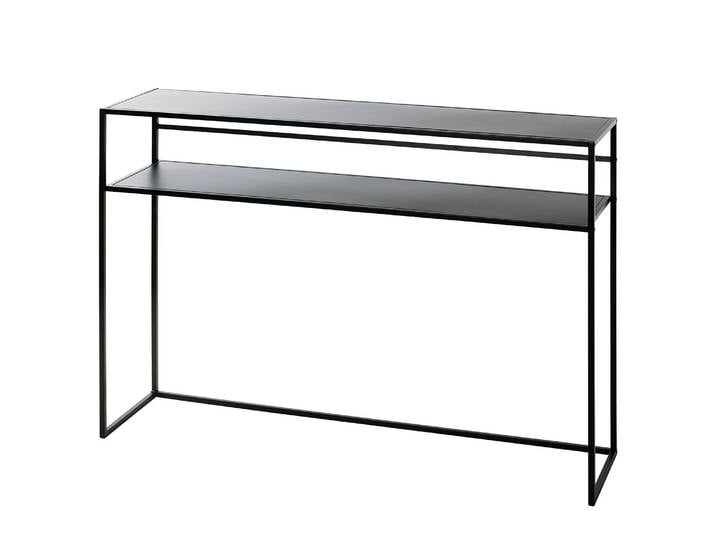Konsolentisch Deben 112 x 81 x 28cm Schwarz
