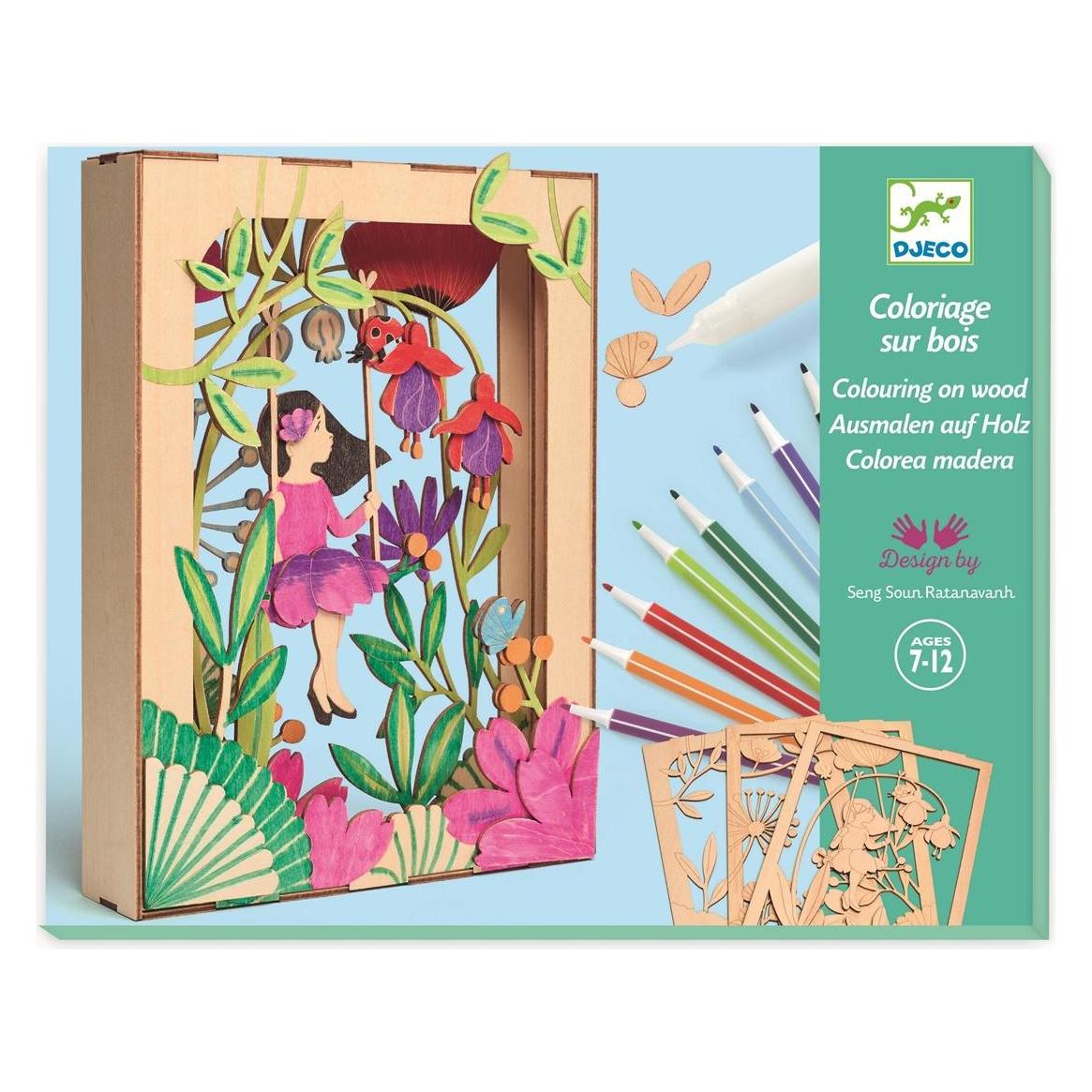Djeco Ausmalen auf Holz Alizée (66286658)