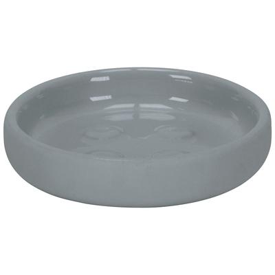 Seifenschale KLEINE WOLKE "Eclipse", beige (nebel), B:10,3cm H:2,5cm T:10,3cm, Keramik, Seifenhalter