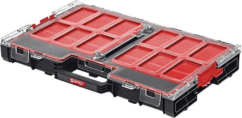 QBRICK System ONE Organizer L Patrol waterdichte stapelbare organizerbox met inzetstukken