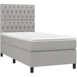 vidaXL, Boxspringbett, Lamisor (Knopfheftung Design) (100 x 200 cm)