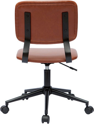 Miliboo Vintage-Bürostuhl braun LAB