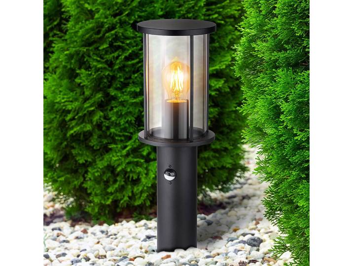 Borne lumineuse avec capteur 45cm Noir