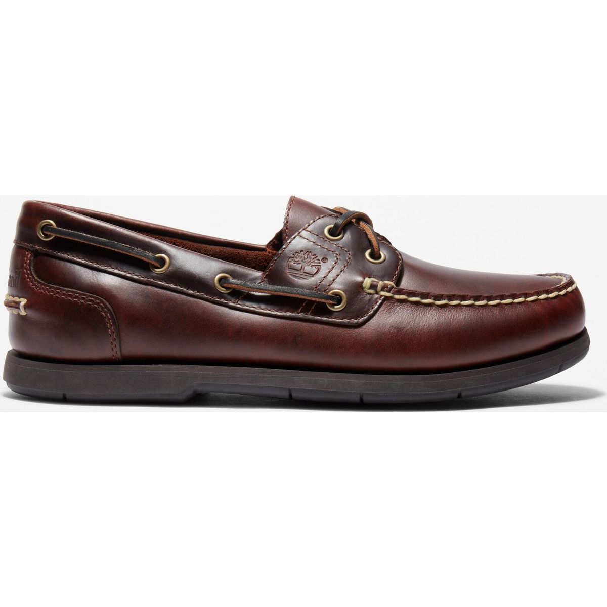 Timberland Mens Classic Boat 2 Eye brown 9 Wide Fit TB0250452141-9-Wide Fit