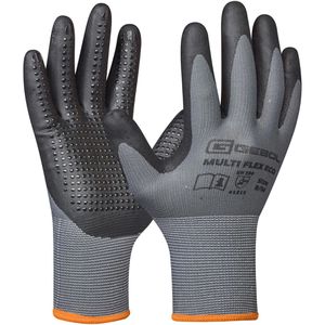 Gebol Arbeitshandschuhe Multi Flex Eco, 709677, Nitril-Beschichtung, grau, Größe 9 / L
