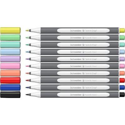 Schneider Brushpen Paint-It 070 sortiert, 10er Set