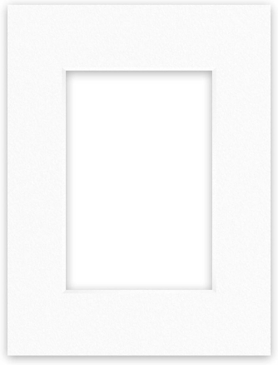 Passe-partout Karton Fotolijst Inleg Zuiver Wit 18x24 cm