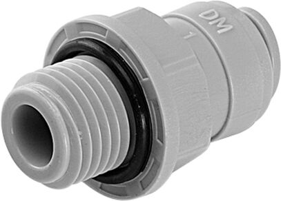 Terminale Diritto Tubo Ø - Filetto Conico Nptf 1/4" X 1/4