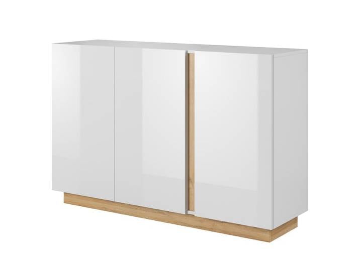 Commode effet bois Blanc