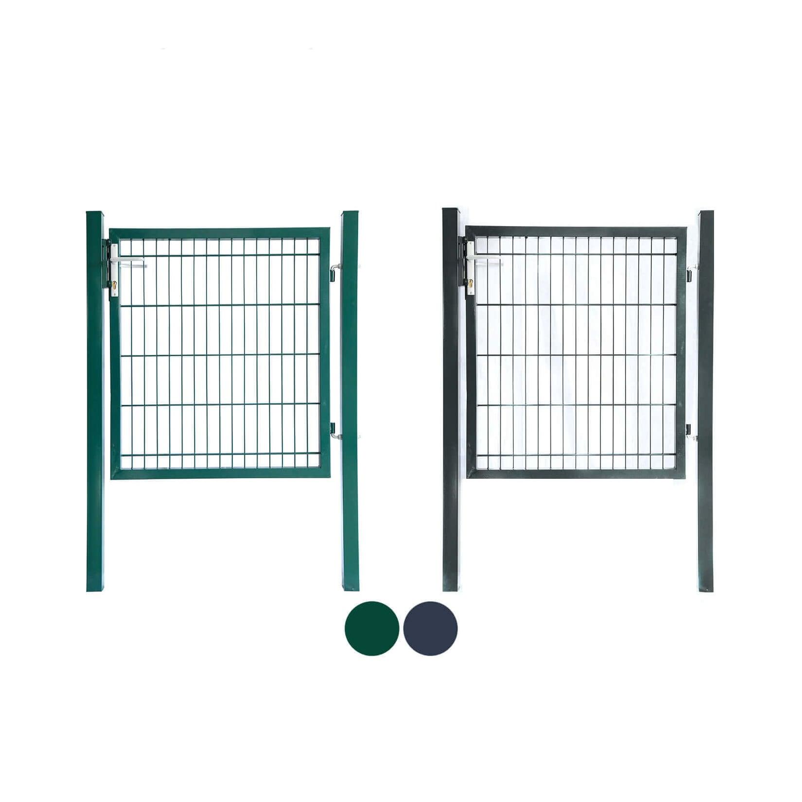 HOME DELUXE Gartentor für Doppelstabmattenzaun PORTARIUS - 160 cm Anthrazit