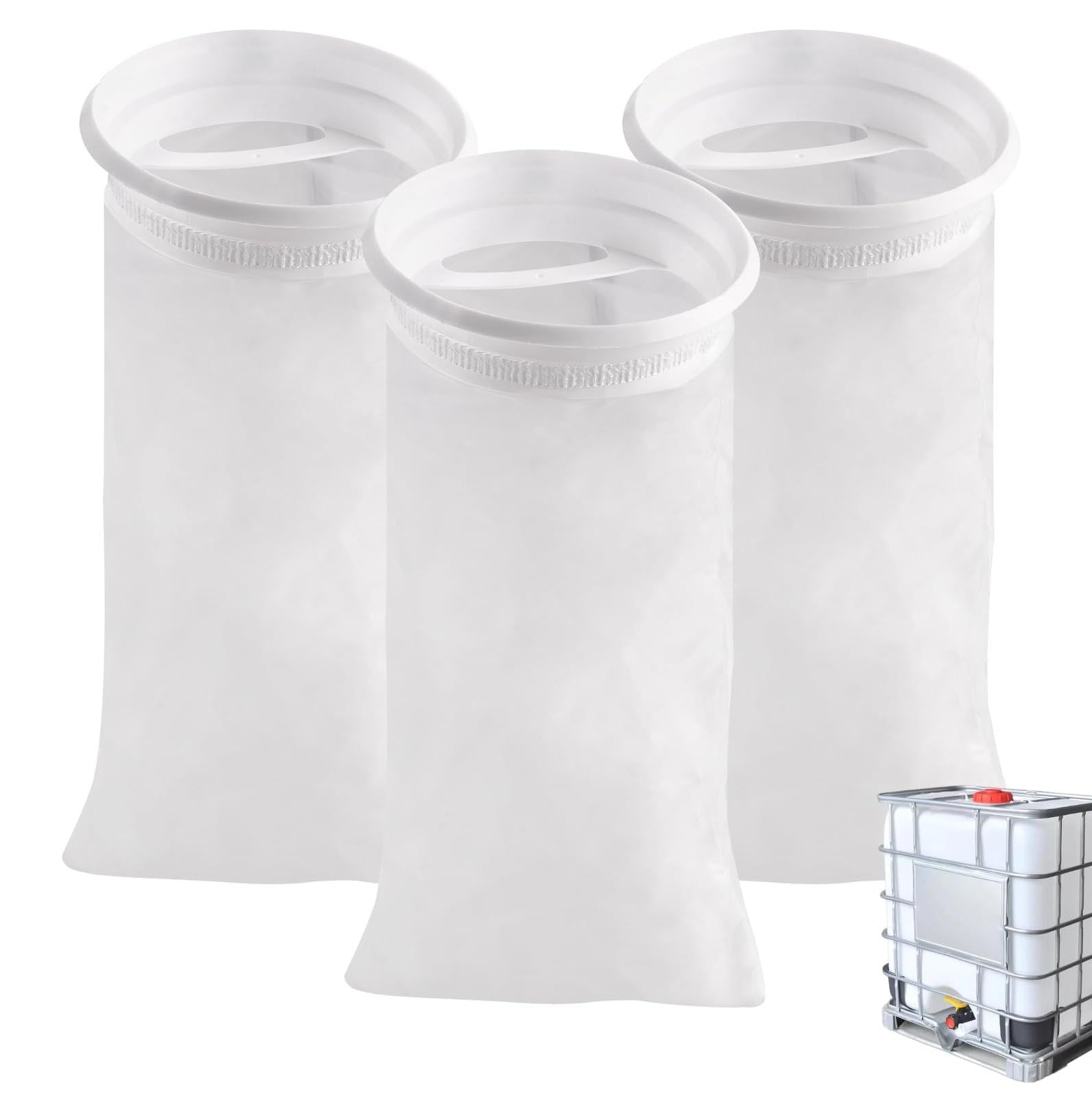 Dripio Set van 3 herbruikbare nylon IBC-dekselfilters (fijnfilter)