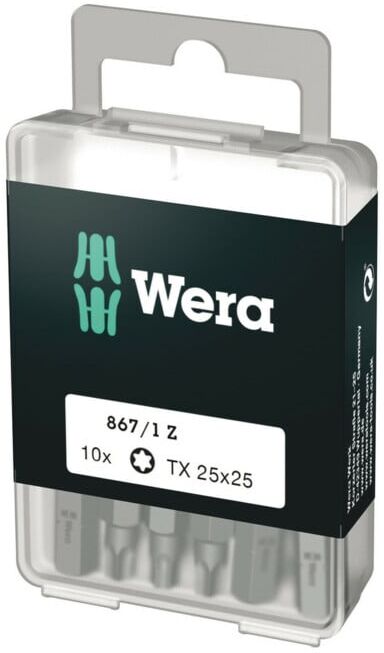 Wera 867/1 Z Embouts TX 10 x TX 25x25 (05072409001)