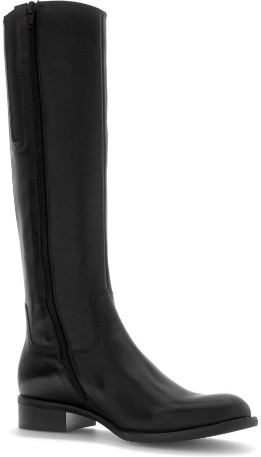 Reitstiefel GABOR "Reiterstiefel", Damen, Gr. 40,5, schwarz, Schuhe Reitstiefel