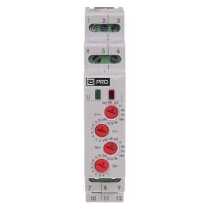 RS PRO Zeitrelais, DIN-Schienen, 0.1 s 576h, 230 (PCU-507)