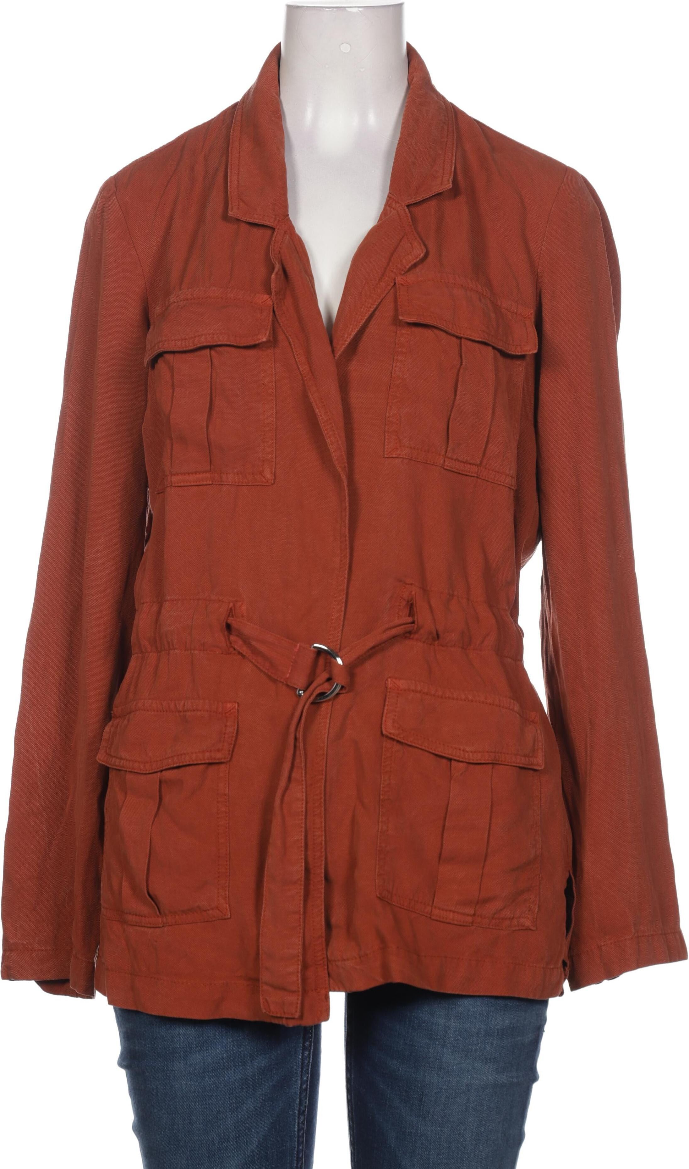 Promod Damen Jacke, Orange, Gr. EU 34, Viskose - Second Hand