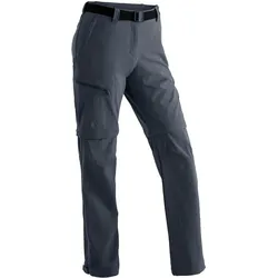 Maier Sports Damen Zip Off Hose Nata - 34 - graphite