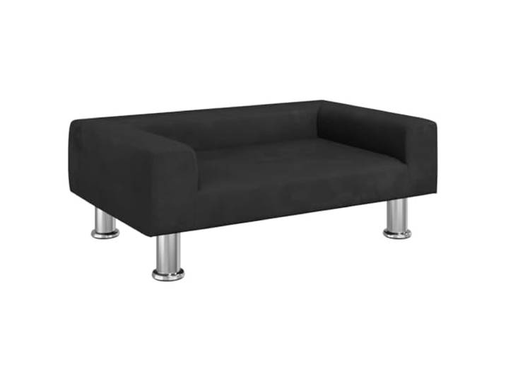 vidaXL Lit pour Chien Noir 70x45x26\,5 cm Velours