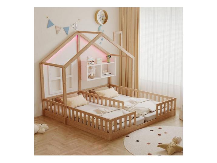 LuxusKollektion Hausbett Kinderbett Hausbett 90x200 cm