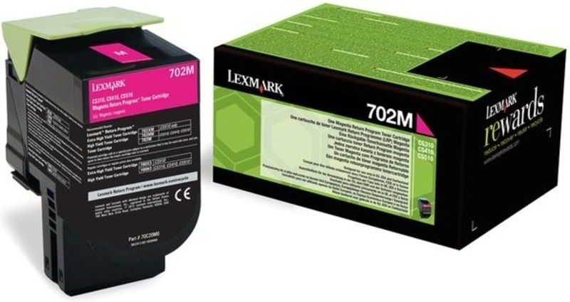 Lexmark 70C20M0 (702M) - Magenta - Toner