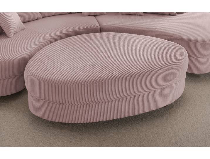 Polsterhocker HOME AFFAIRE Limoncello modern und bequem, tolle Detailverarbeitung , rosa, B:150cm H:38cm T:96cm, 93% Polyester, 7% Polyamid, Hocker, Polsterhocker