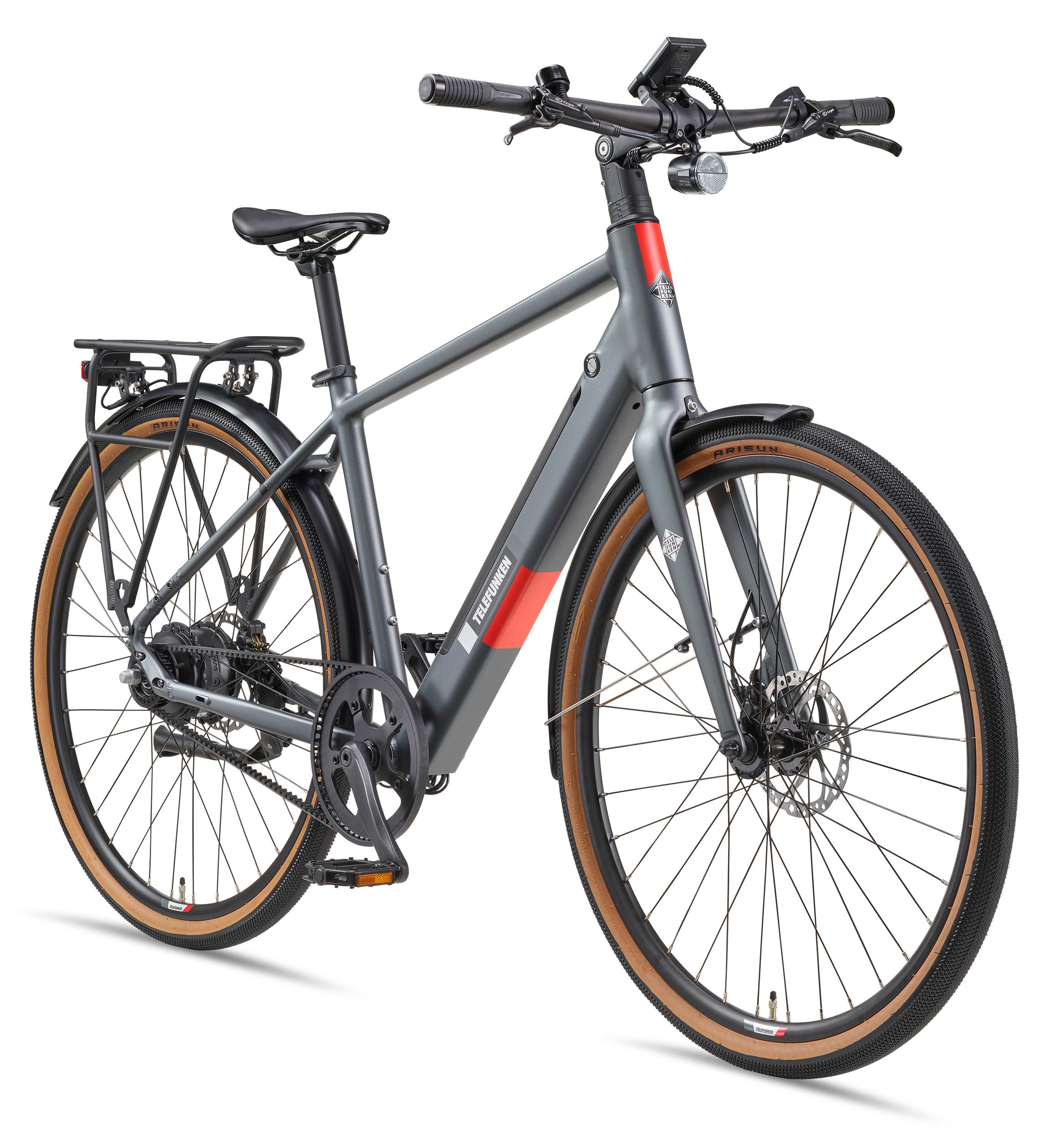 Telefunken Urban E-Bike Herren UH220 28 Zoll Hinterradmotor Automatikschaltung