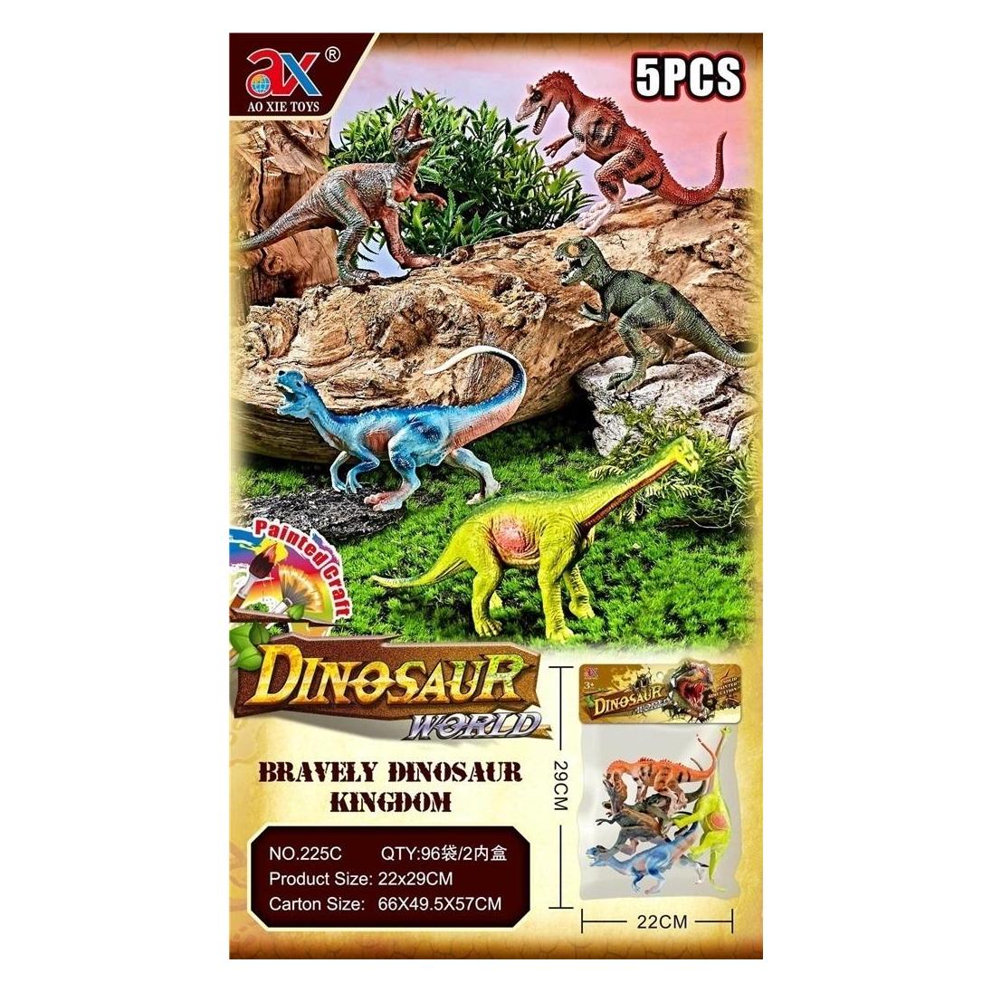 Ciuciubabka Dinosaurier im grossen Beutel, 5 Stück (54621613)