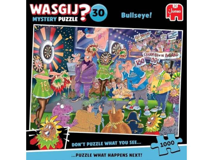 Wasgij Mystery 30 Bullseye, 1000-Delige Legpuzzel voor Volwassenen